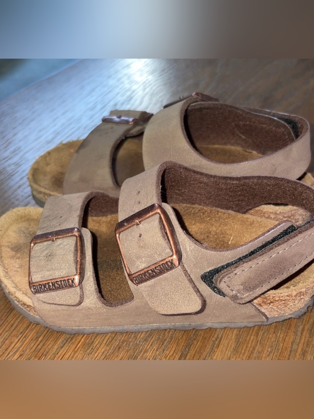 Birkenstock taupe Sandals Toddler size 10.5